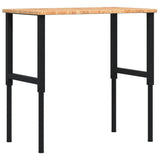 VidaXL établi rectangle 100x60x (71,5-98) cm chêne brun clair