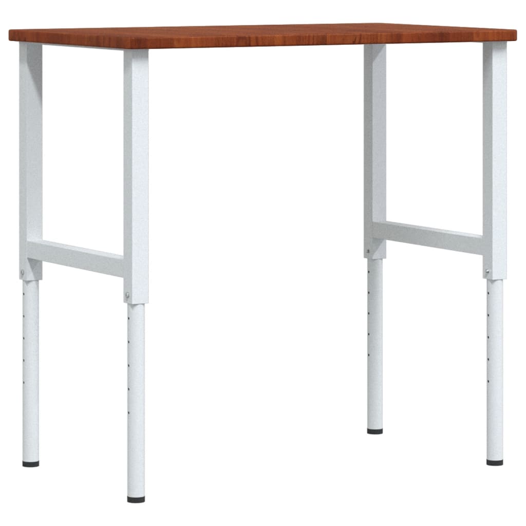 VidaXL établi rectangle 100x60x (71,5-98) cm chêne brun foncé
