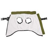 VidaXL manteau pour chien avec harnais imperméable réfléchissant vert armée l24