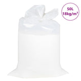 Vidaxx pouf remplissage eps 50 l blanc 18 kg m³