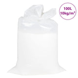 Vidaxl Beanbag Filling EPS 100 L White 10 kg M³