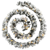 VidaXL guirlande de Noël avec lumières LED vert 5 m PVC