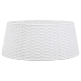 Vidaxx jupe de sapin de Noël ø56x23 cm plastique blanc