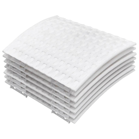 Vidaxx jupe de sapin de Noël ø56x23 cm plastique blanc
