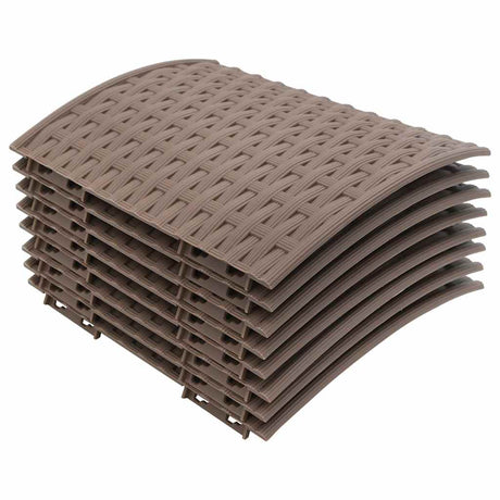 Vidaxx jupe de sapin de Noël ø65x23 cm plastique marron
