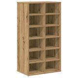 VidaXL étagère à chaussures 54x34x100,5 cm bois travaillé, couleur chêne artisanal