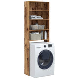 Vidaxx meuble lave-linge 64x24x190 cm couleur bois ancien