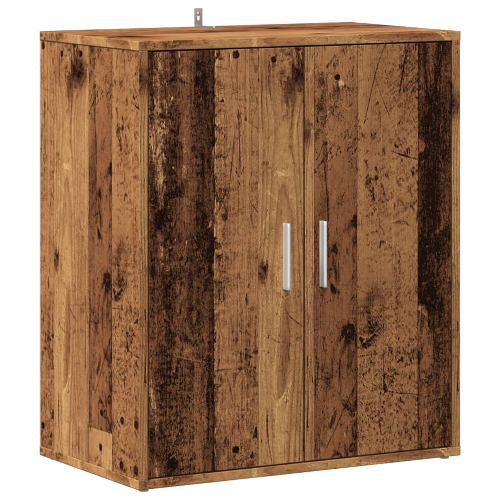 VIDAXL -Schuhschrank 60x35x70 cm verarbeitetes Holz Oldholz -gelöscht