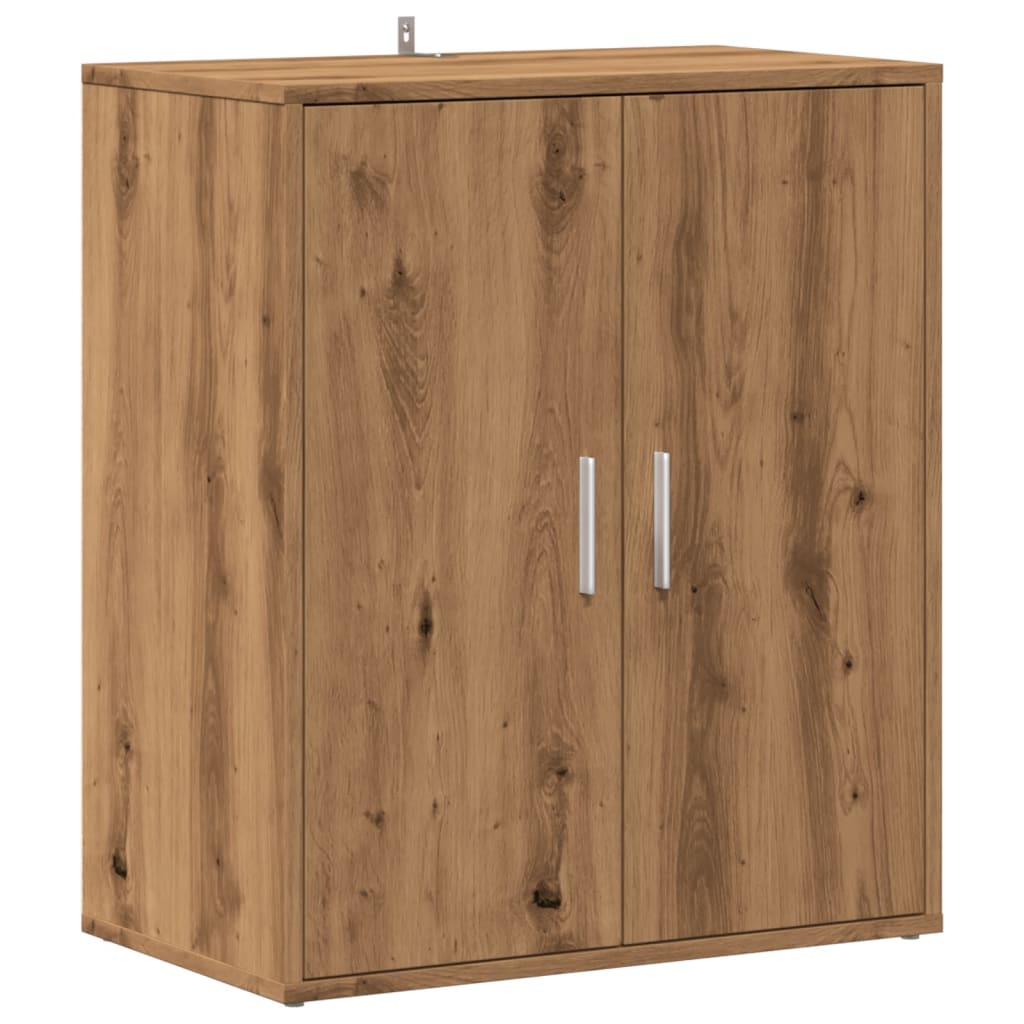 VIDAXL -Schuhschrank 60x35x70 cm verarbeitete Holzhandwerker -Eichenfarbe