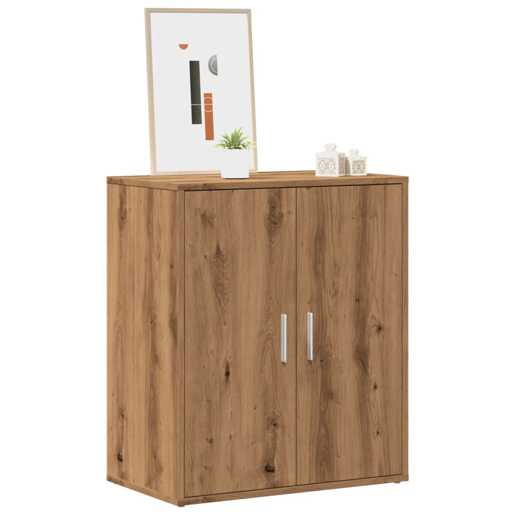 Vidaxl Cabinet da scarpe 60x35x70 cm Colore di quercia artigianale in legno trasformato