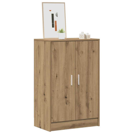 VidaXL meuble à chaussures 60x35x92 cm bois travaillé, couleur chêne artisanal