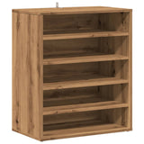 Vidaxl Shoe Cabinet 60x35x70 cm Forarbejdet træ Artisanal eg Farve