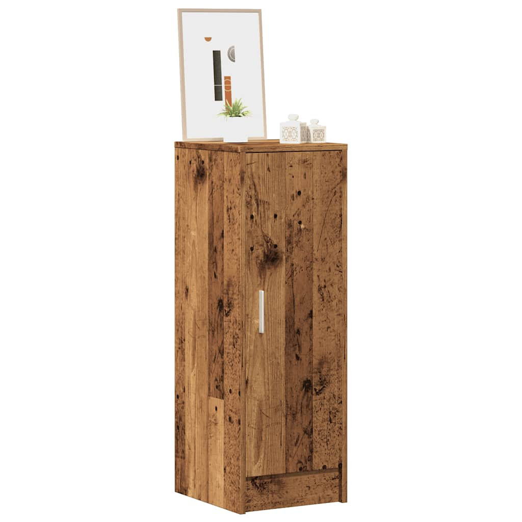 Armoire à chaussures Vidaxl 32x35x92 cm en bois de bois ancien en bois coloré