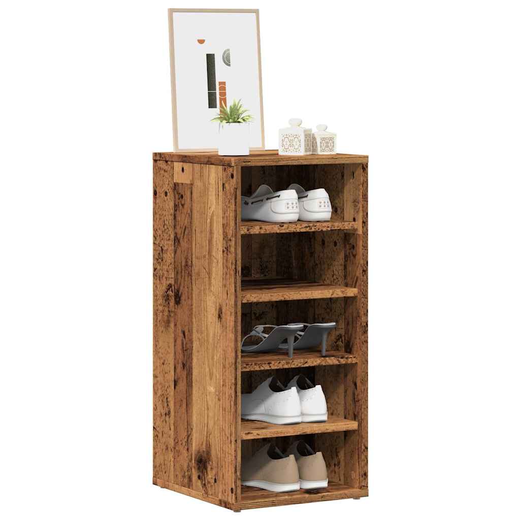 Vidaxl Shoe Cabinet 32x35x70 cm zpracované dřevo staré dřevo