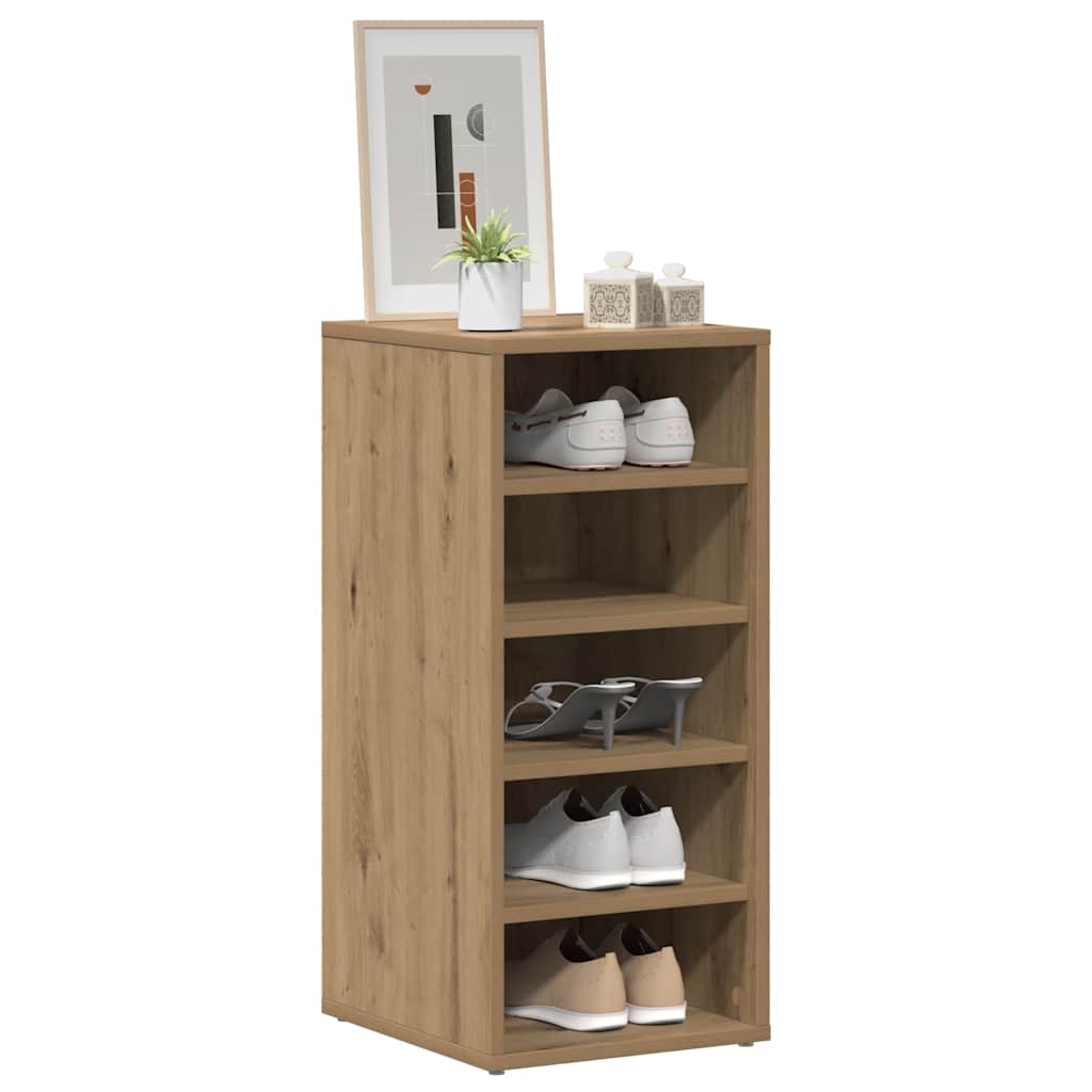 Vidaxx armoires à chaussures 2 pcs 32x35x70 cm bois travaillé chêne artisanal