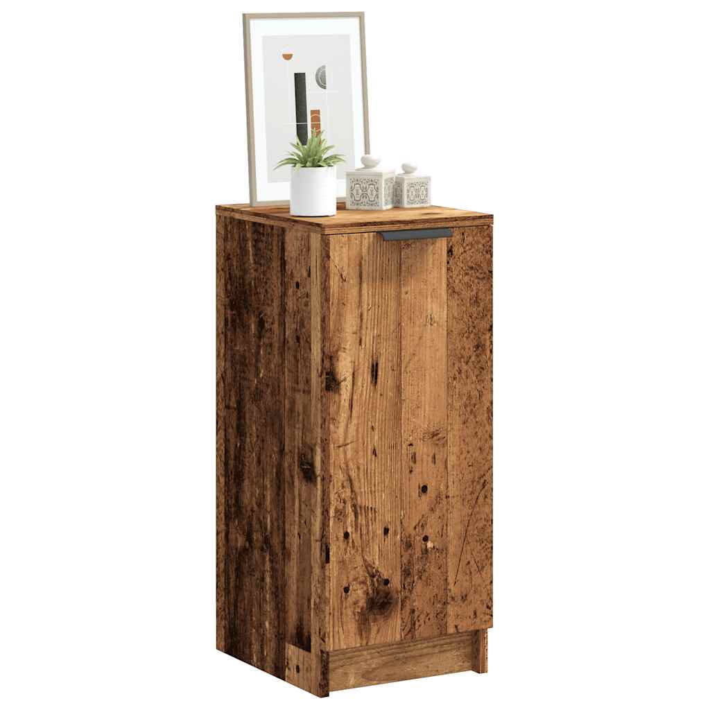 Vidaxl schoenenkast 29,5x35x70 cm bewerkt hout oud houtkleurig