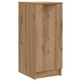 Vidaxl schoenenkast 29,5x35x70 cm bewerkt hout artisanaal eikenkleur