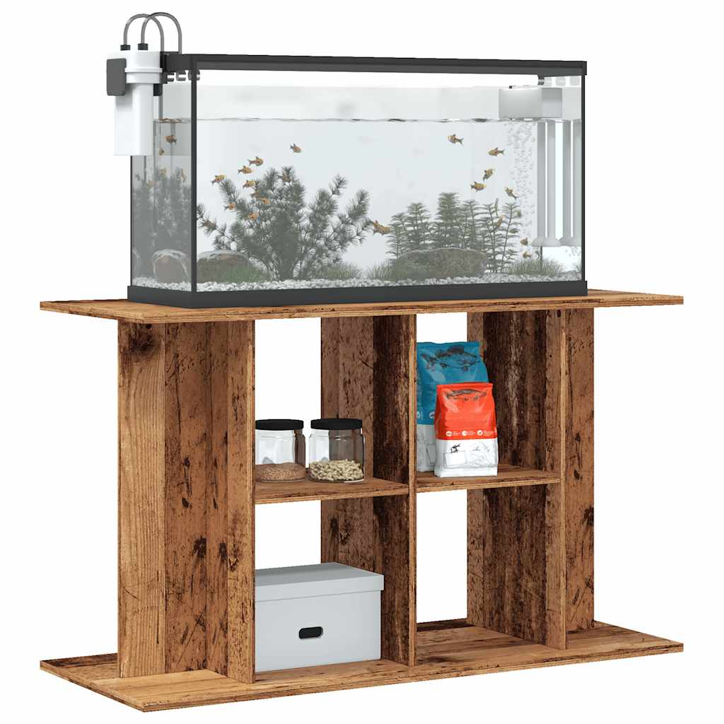 Vidaxx support d'aquarium 100x40x60 cm bois traité, couleur bois ancien