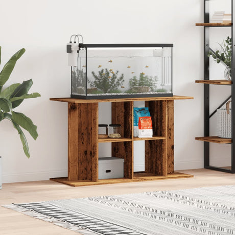 Vidaxx support d'aquarium 100x40x60 cm bois traité, couleur bois ancien