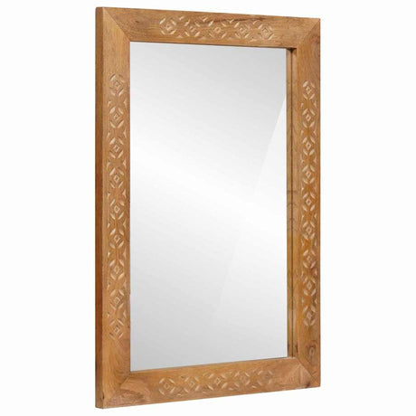 Vidaxl badkamer spiegel met spiegel licht bruin 70 x 50 x 2,5 cm