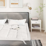 Vidaxl matrasbeschermer 160x220 cm wit
