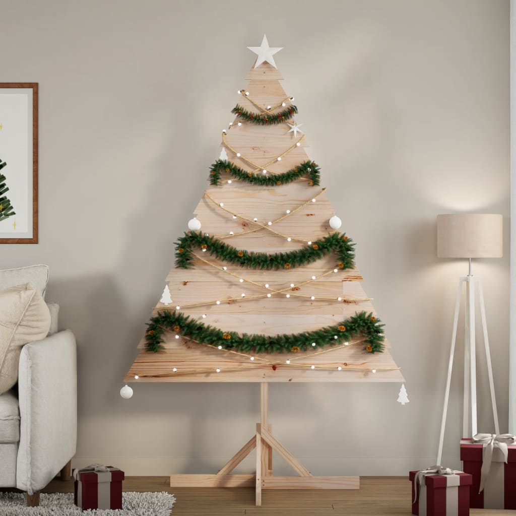 VidaXL décoration de Noël sapin de Noël 180 cm bois massif