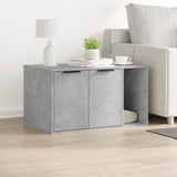 Vidaxl kattenbakkast 80x50x45 cm bewerkt hout betongrijs
