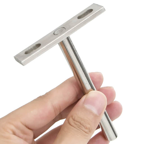 Vidaxx supports d'étagère flottants 12pcs invisibles ø10x100 mm acier au carbone