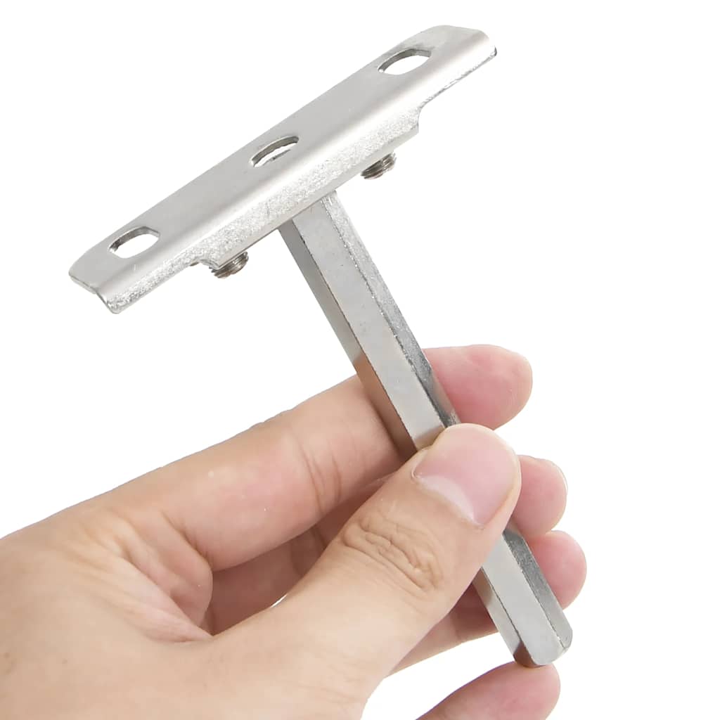Vidaxx supports d'étagère flottants 12pcs invisibles ø12x100 mm acier au carbone