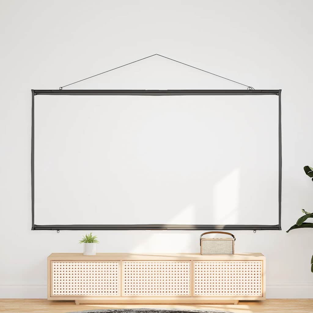 Vidaxl Projection Screen Wall Visící 100 palců 16: 9