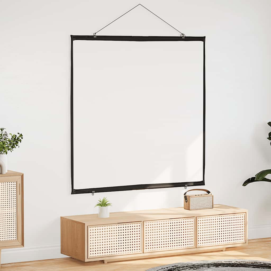 VidaXL projection screen Wall hanging 72 inch 1: 1