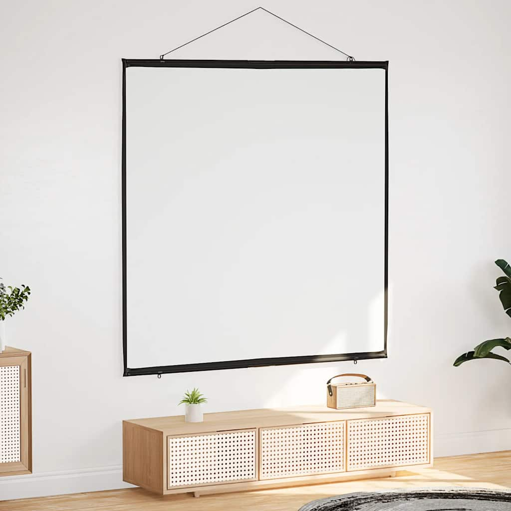 Vidaxl Projection Screen Wall Visící 89 palců 1: 1