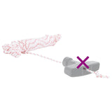 Vidaxl tirette cordon de démarrage blanc et rouge ø3 mm 10 m nylon