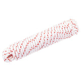 Vidaxl tirette cordon de démarrage blanc et rouge ø6 mm 10 m nylon