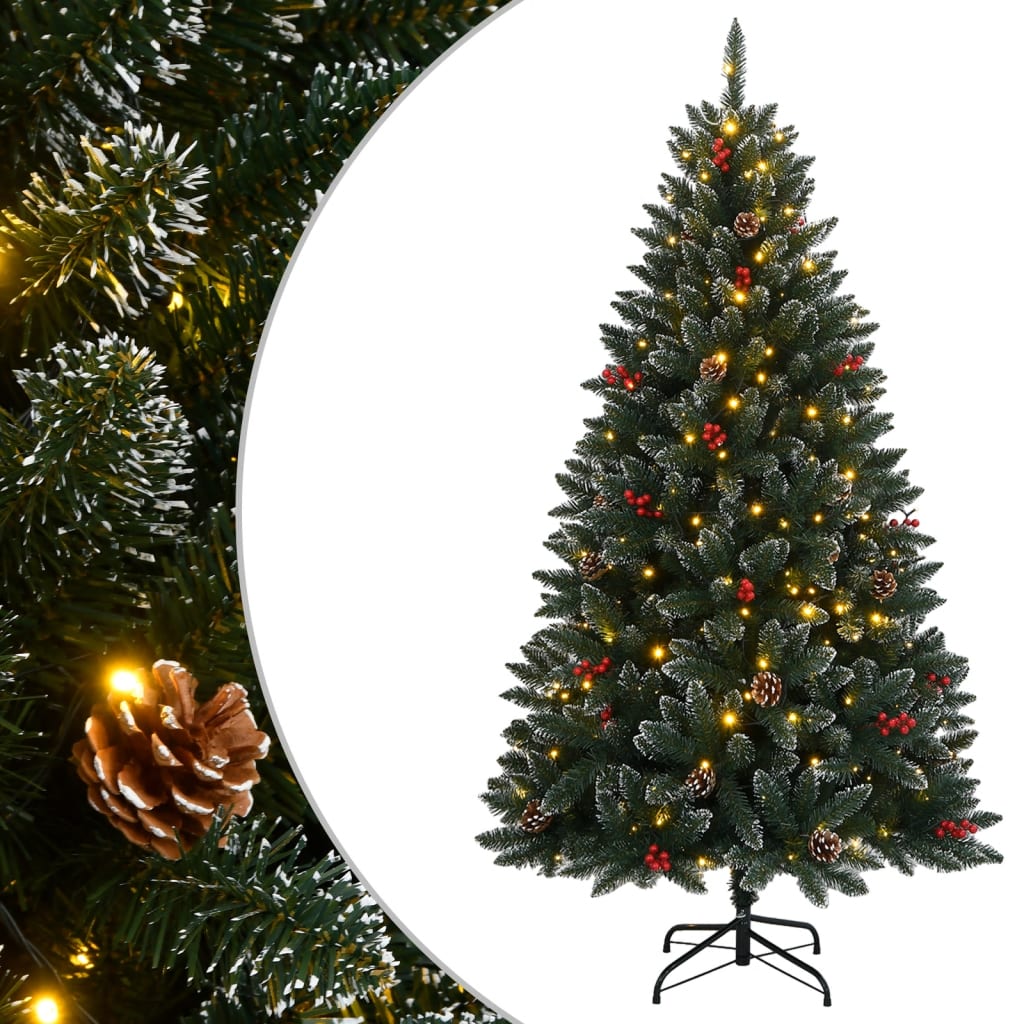 VidaXL Sapin de Noël artificiel avec 300 LED 180 cm