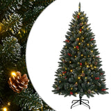 VidaXL Sapin de Noël artificiel avec 300 LED 180 cm