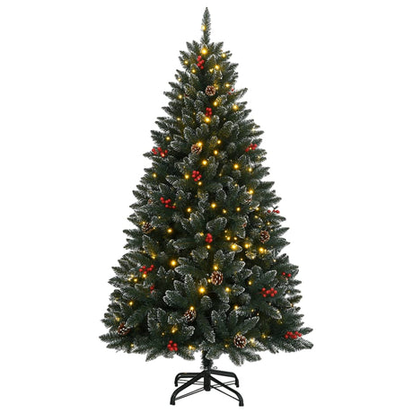 VidaXL Sapin de Noël artificiel avec 300 LED 180 cm
