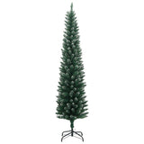VidaXL Sapin de Noël artificiel étroit avec 150 LED 120 cm