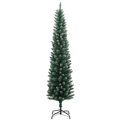 Vidaxx sapin de Noël artificiel étroit avec 300 LED 210 cm