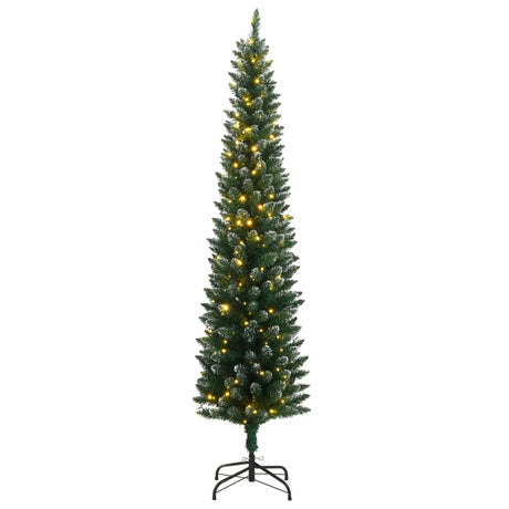 Vidaxx sapin de Noël artificiel étroit avec 300 LED 240 cm