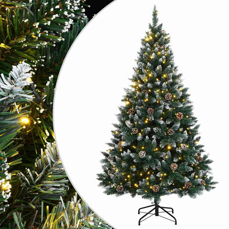 VidaXL Sapin de Noël artificiel avec 150 LED 120 cm