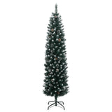 VidaXL Kunstkerstboom smal met 300 LED's 210 cm