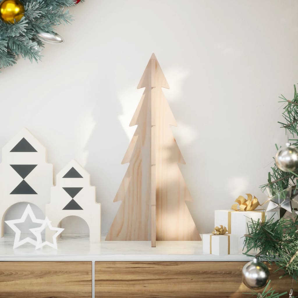 Vidaxx décoration de Noël sapin de Noël 59,5 cm bois de pin massif