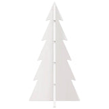 Vidaxx décoration de Noël sapin de Noël 59,5 cm bois de pin massif blanc