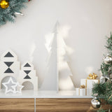 Vidaxx décoration de Noël sapin de Noël 59,5 cm bois de pin massif blanc