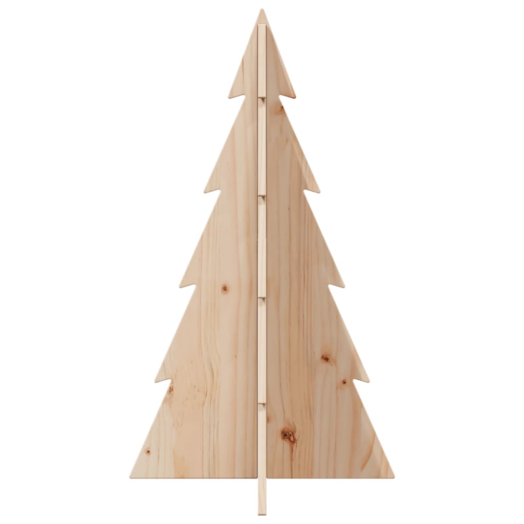 Vidaxx décoration de Noël sapin de Noël 80 cm en bois de pin massif