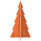 Vidaxx Décoration de Noël Sapin de Noël 80 cm en bois de pin massif, marron lavé