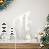 Vidaxx décoration de Noël sapin de Noël 49 cm bois de pin massif blanc