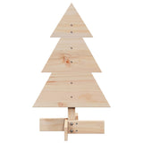 Vidaxl kerstdecoratie kerstboom 60 cm massief grenenhout