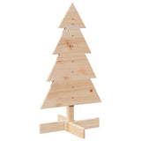 Vidaxx décoration de Noël sapin de Noël 80 cm en bois de pin massif